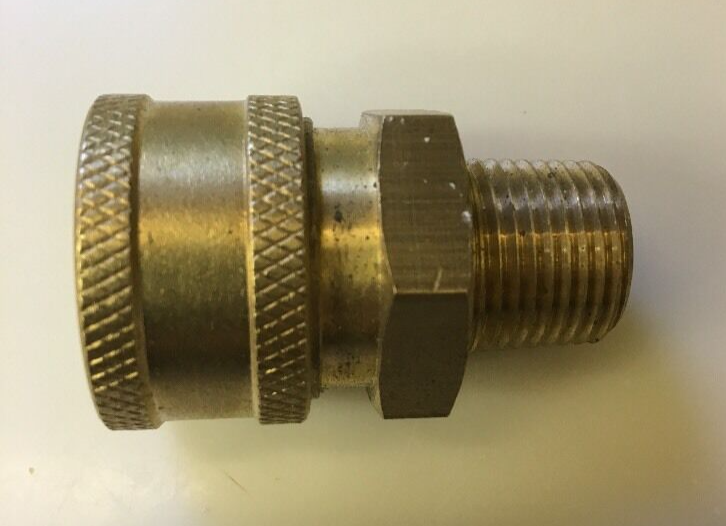 A+ 3/8 Pressure Washer Brass Quick Connect 3/8 NPT Solid Brass