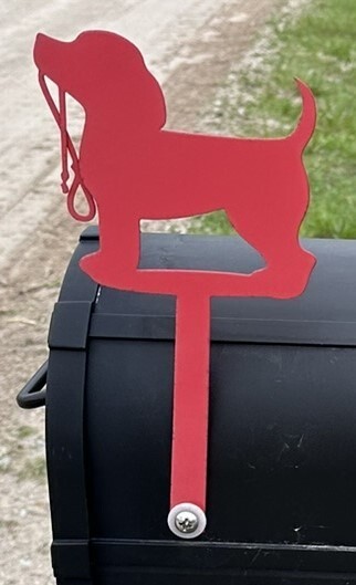 Mailbox Flag Replacement Plastic Bird Silhouette Decorative