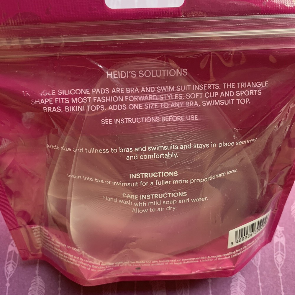 Heid Klum Intimates Solutions Triangle Insert Pads + Disposable Covers