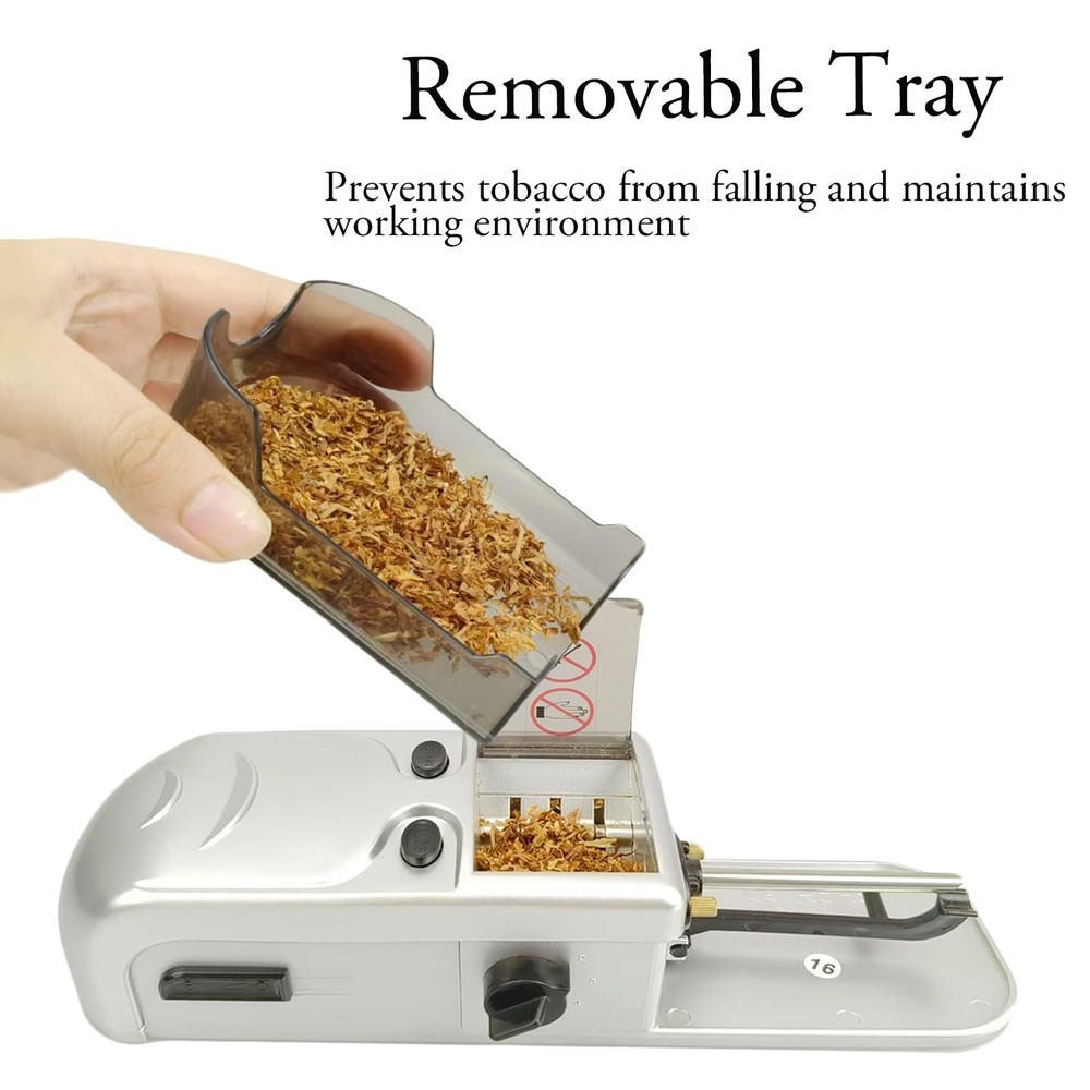 Electric Automatic Cigarette Cone Rolling Machine, Portable Pre-Rolled Loader...