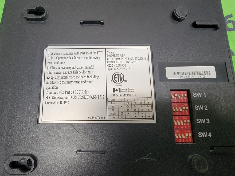 GPNP NT512 4-Port NTI Video Conference Network Interface NT512A