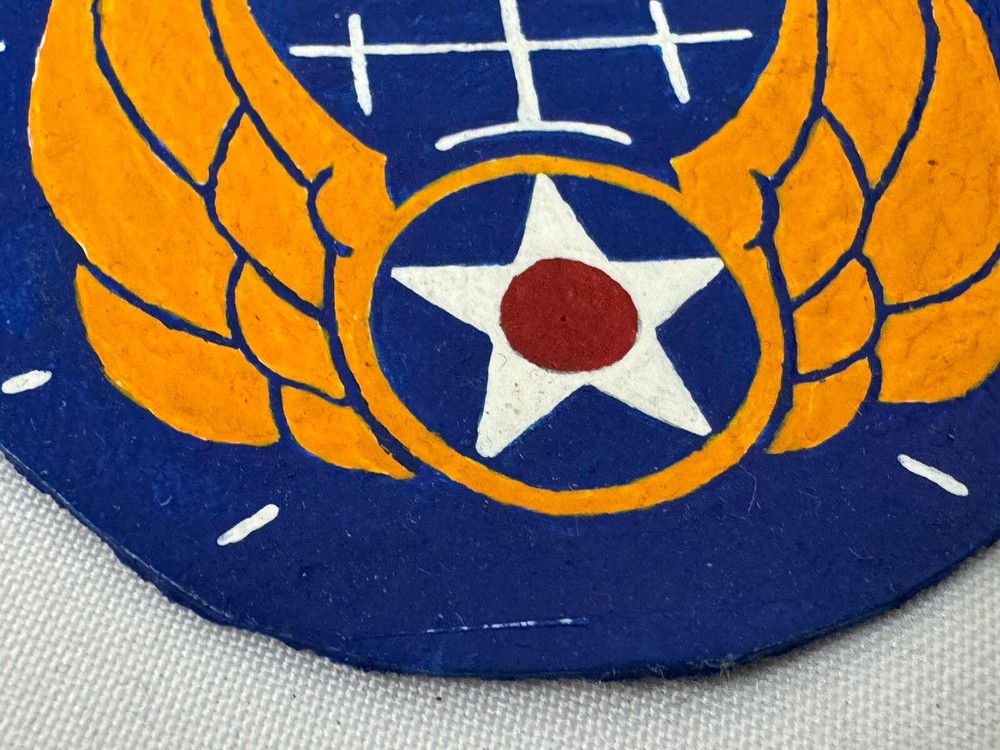 WW2 20th Air Force Painted Leather Patch