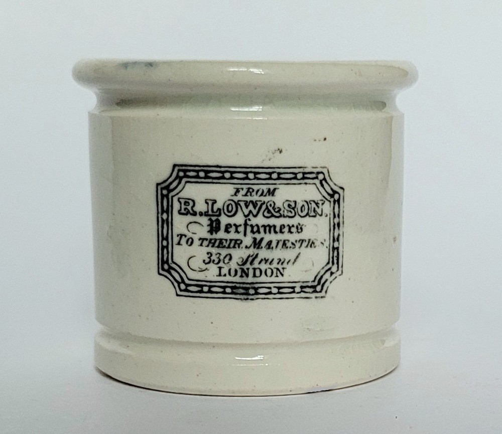 Early perfumers / bears grease pot.