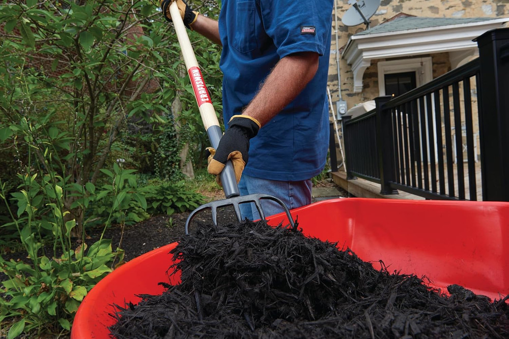 Wood Handle Manure Fork