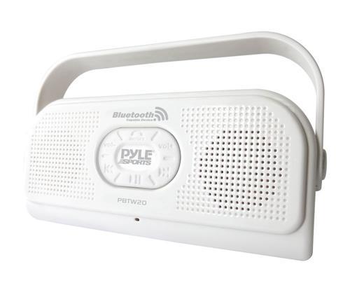New PBTW20WT Waterproof Wireless Bluetooth Stereo Speaker W/Microphone/AUX Input
