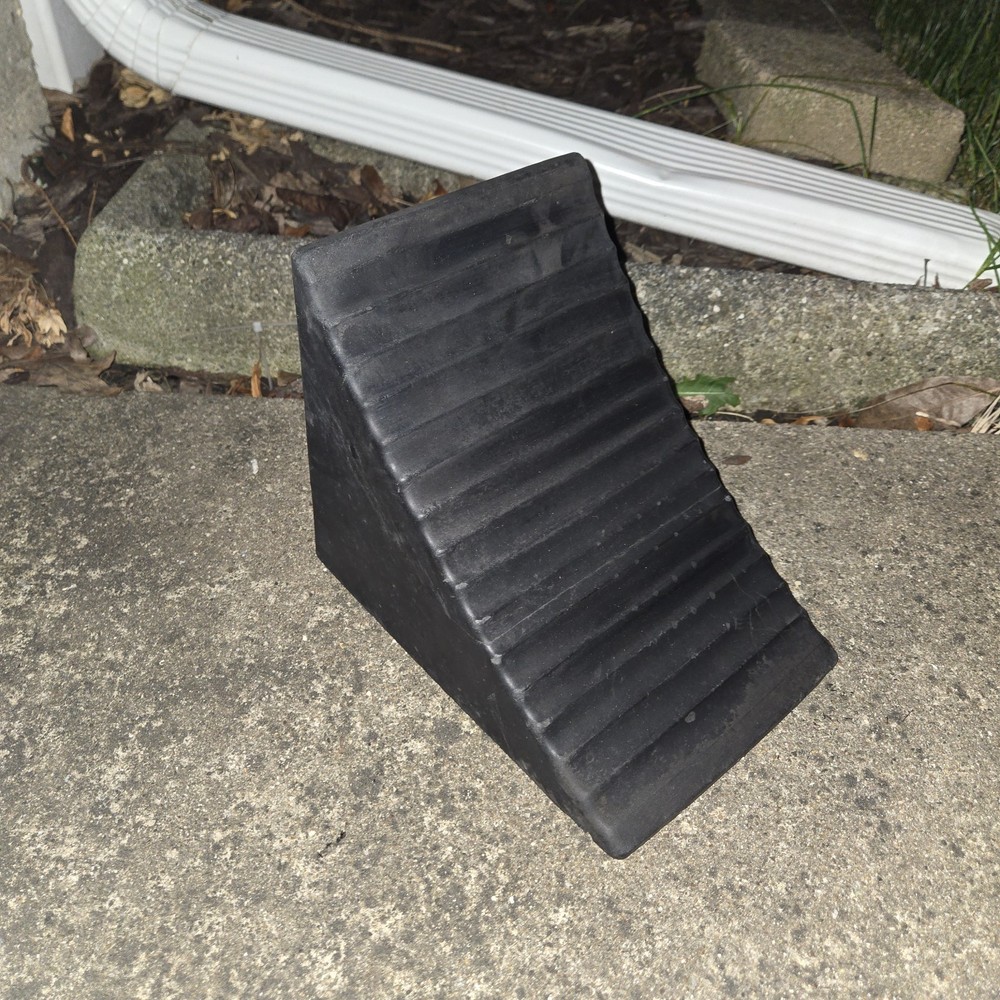 Rubber Wheel Chock Large