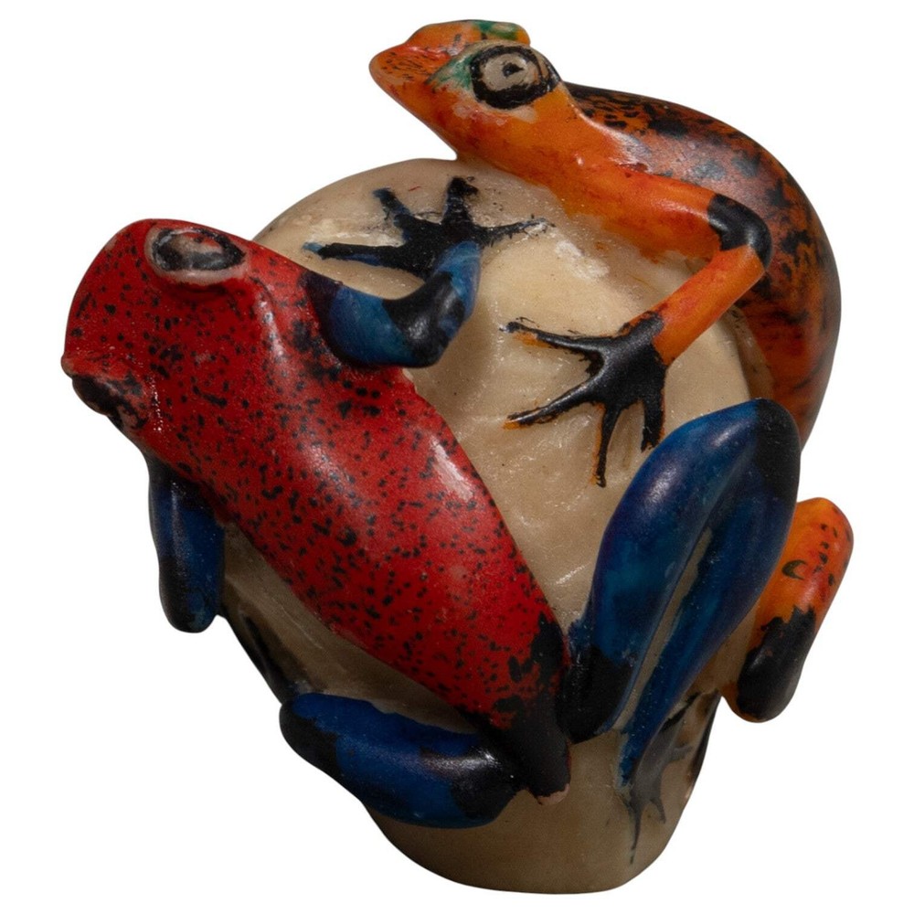 Double Poison Dart Frog Tagua Carving