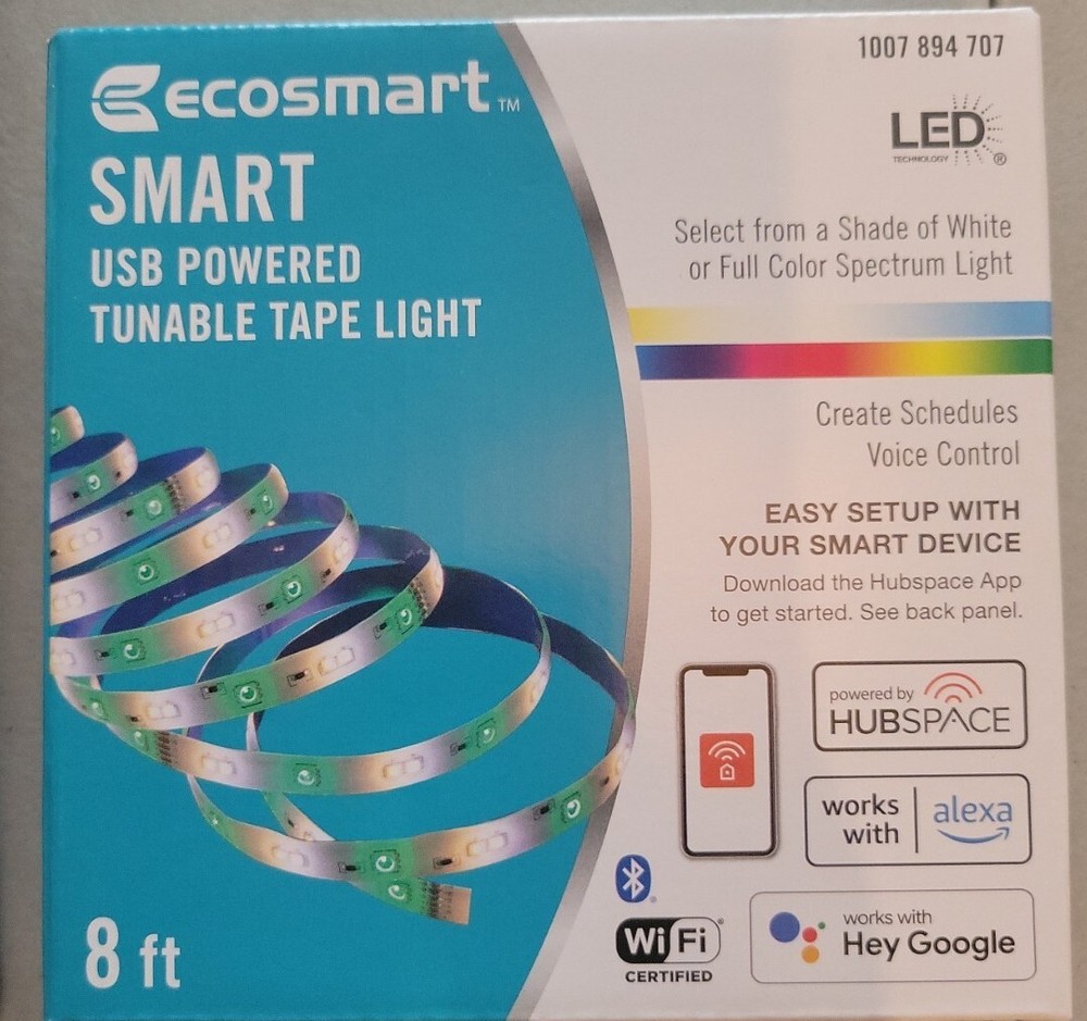 ECOSMART USB Powered TunableTape Light 1007894707