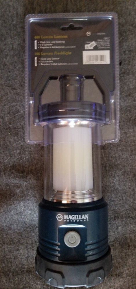 Magellan Outdoors Multi-Use Lantern/Flashlight Combo 400 lumens Lantern