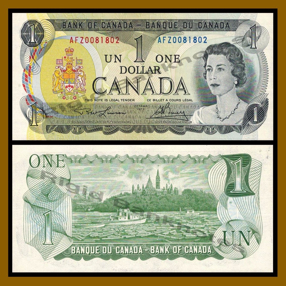 Canada 1 Dollar, 1973 P-85a Unc
