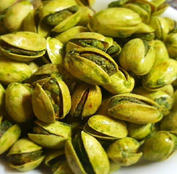 Sweet Caramel Green Apple Flavored Pistachio Nuts