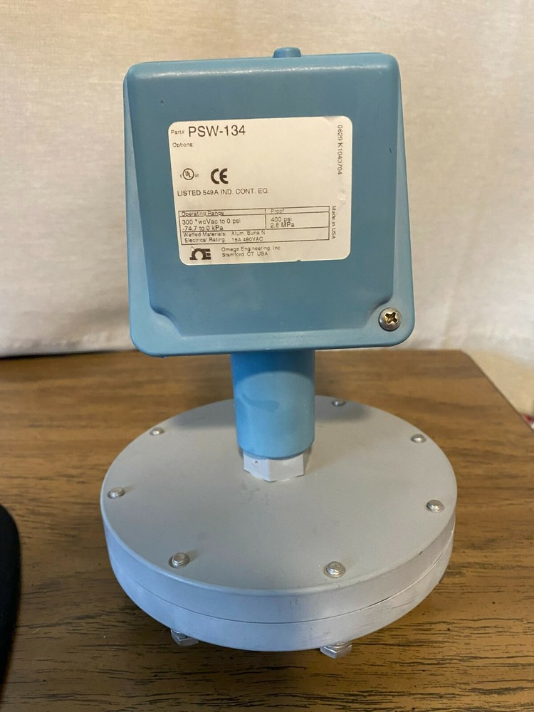 OMEGA ENGINEERING PSW-134 PRESSURE SWITCH