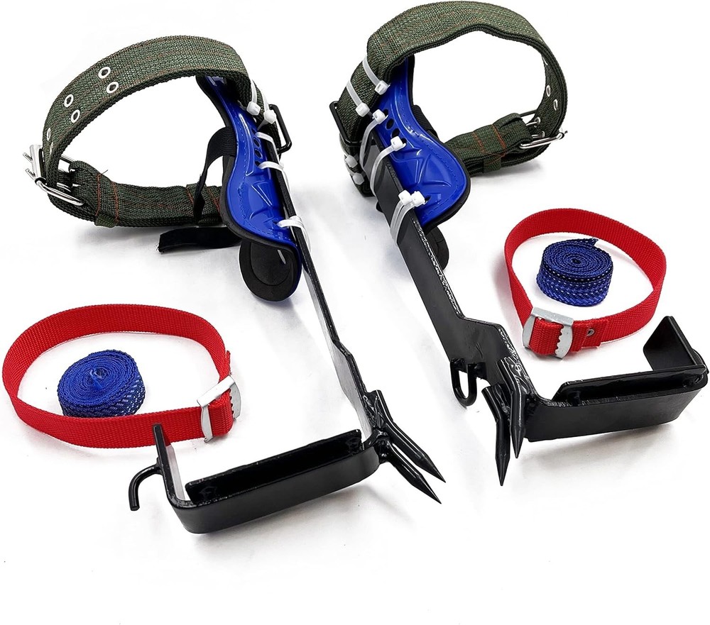 Climbing Spike Set with Safety Strap