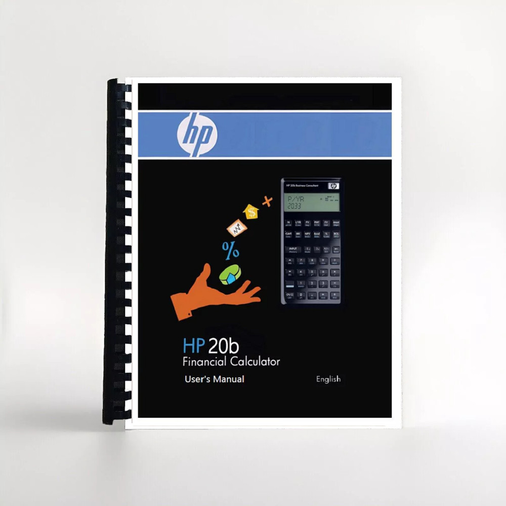 Manual for Hewlett Packard HP-20b Calculator