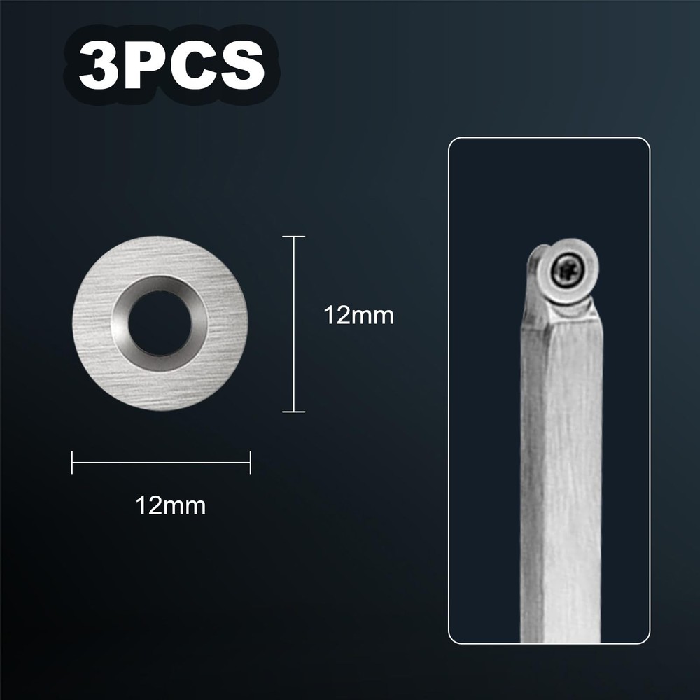 Diraeen 27pcs Carbide Lathe Tools,Tungsten Cutters Inserts Set Silver: