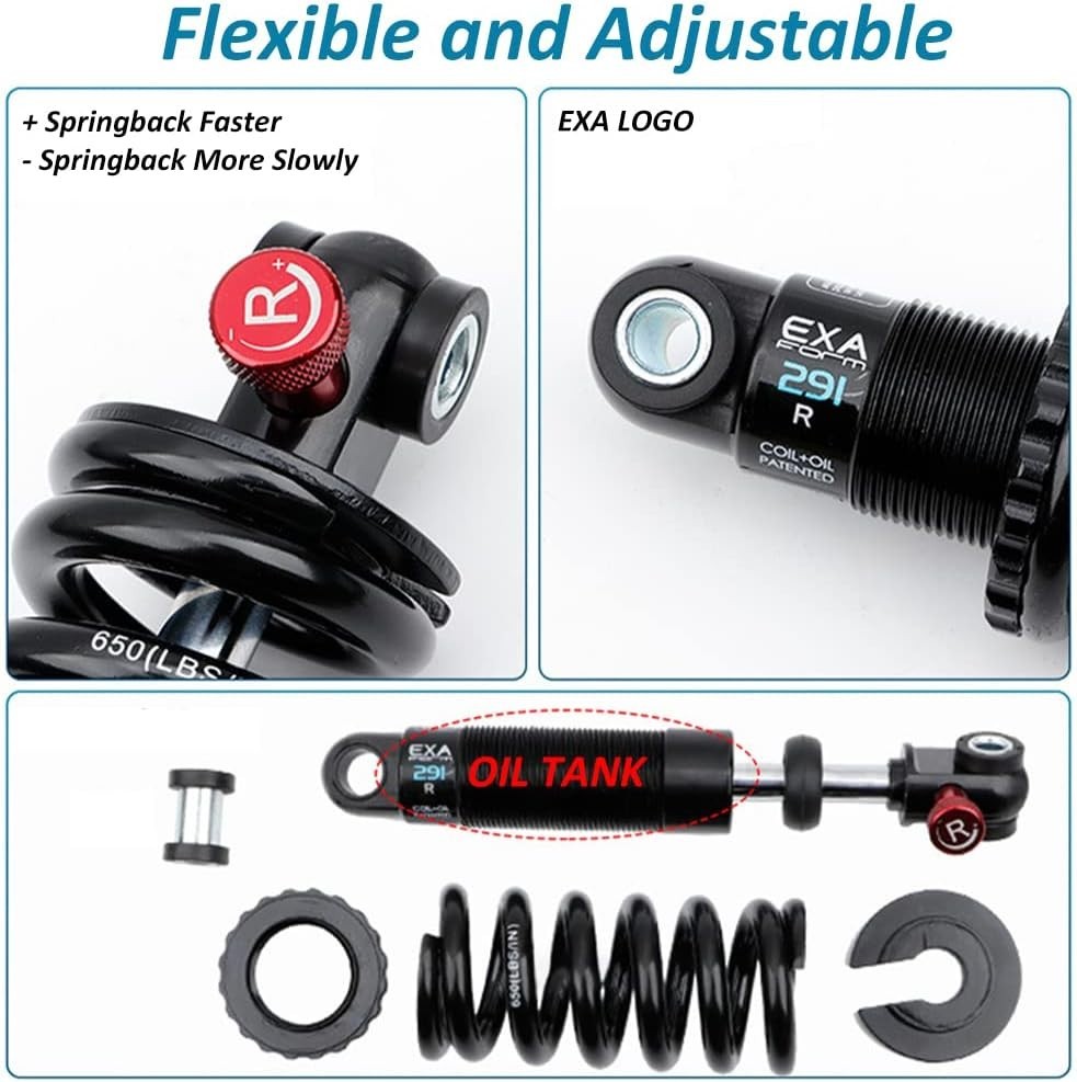 Coil+Oil Shock Absorber - 1000LBS Spring Stiffness