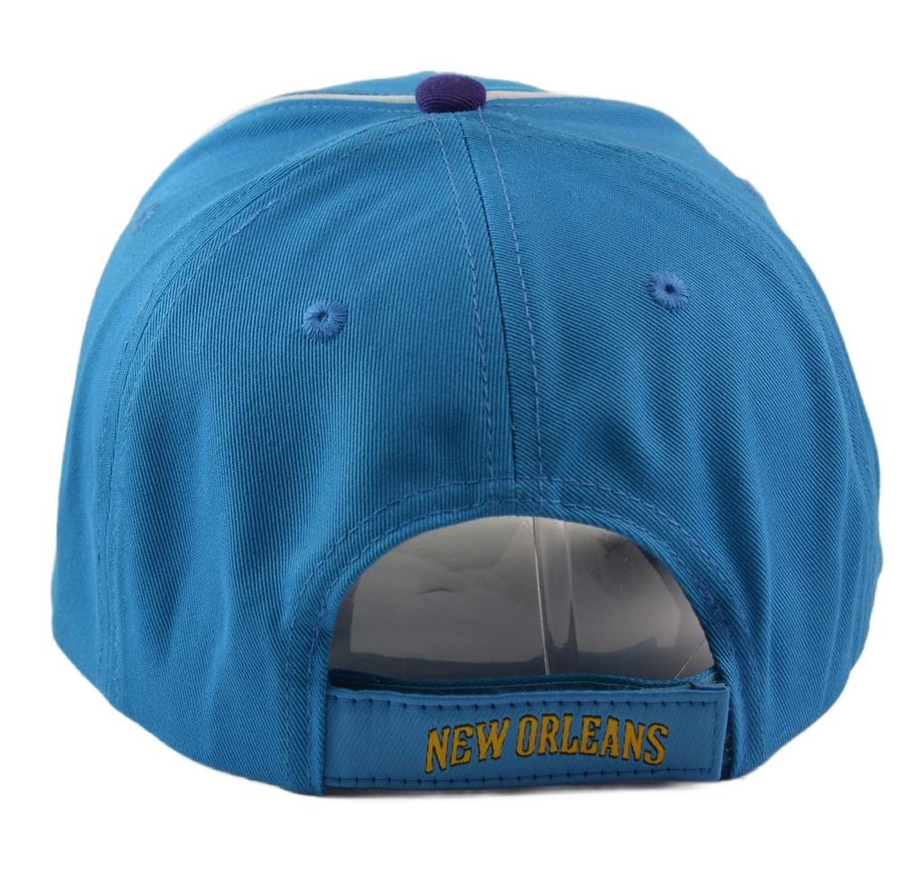 New Orleans Hornets Retro Team Color Adjustable Hat