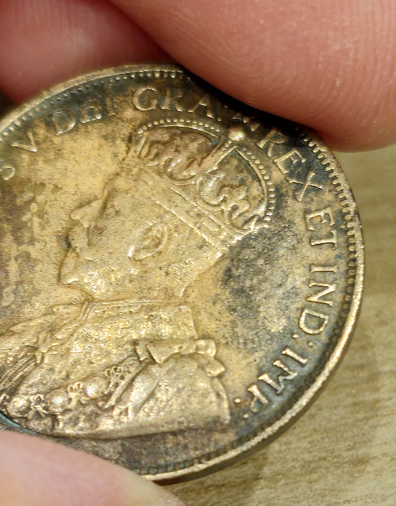 1918 Canada One Cent Coin George V
