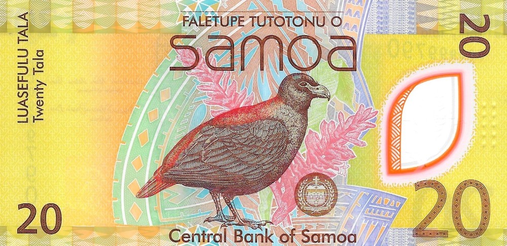 Samoa 2017 20 Tala P 40 UNC
