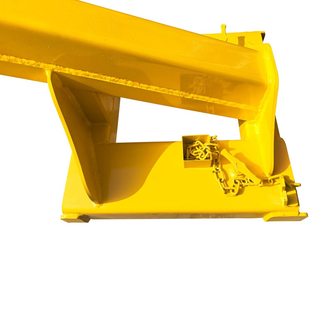 5T Forklift Telescopic Boom Adjustable Mobile Forklift Crane Lifting Attachment
