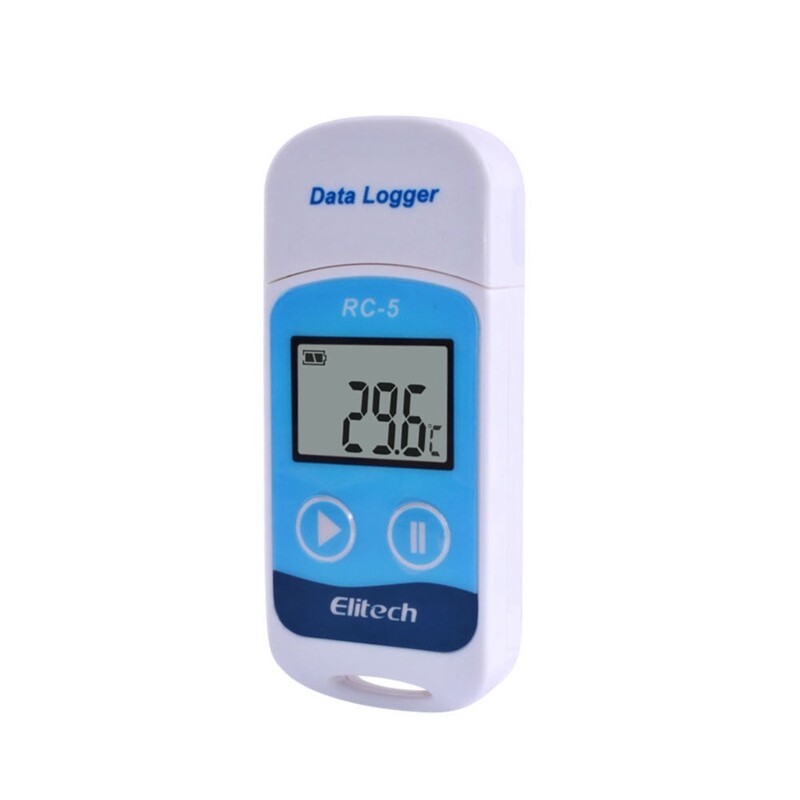 5X( RC-5 High Precision Digital USB Temperature Data Logger for Warehousel4278-
