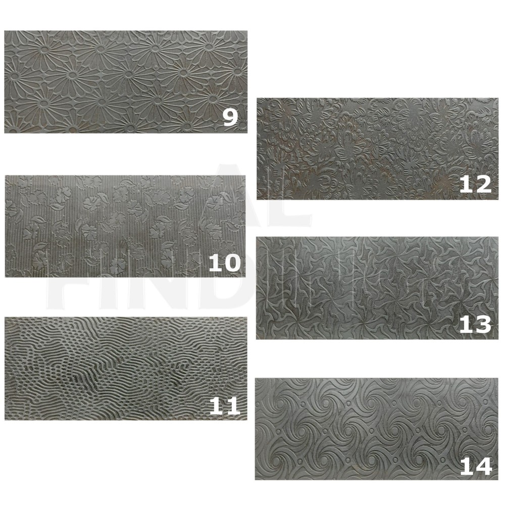 Metal Pattern Texturing Plate for Rolling Mill & Press Design Jewellery Making