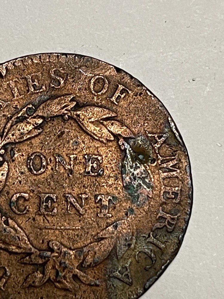 1817 Large Cent Matron Coronet Head 13 Stars, Liberty