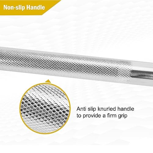 35" Chrome Combination Winch Bar with Square Head,Carbon-Steel Construction