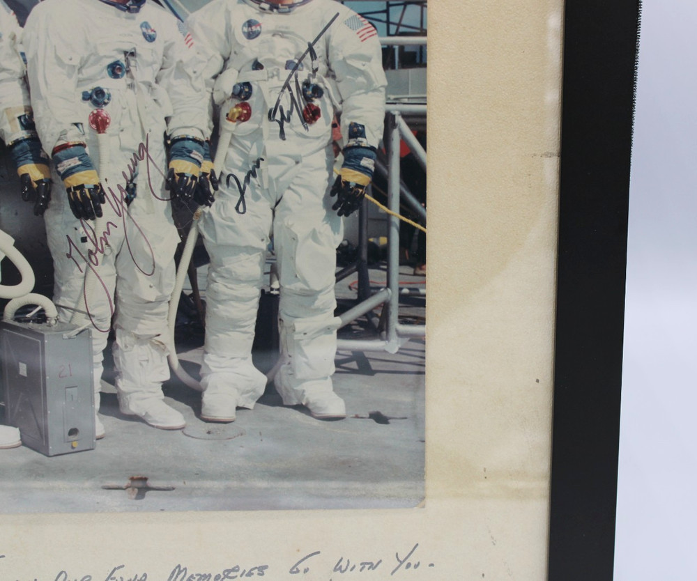 Apollo 10 Crew Signed NASA Photo Framed