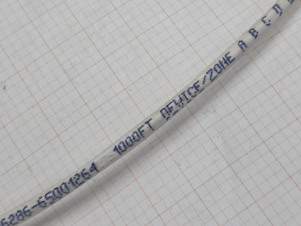 Southwire Genesis 4312 16/4C Solid Riser Fire Alarm Cable Wire FPLR White /100ft