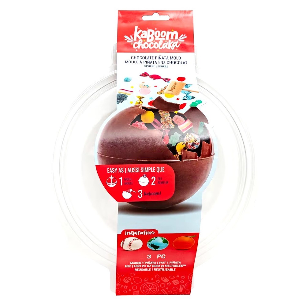 KaBoom Chocolaka Chocolate Ball Piñata Mold - 2 Pack