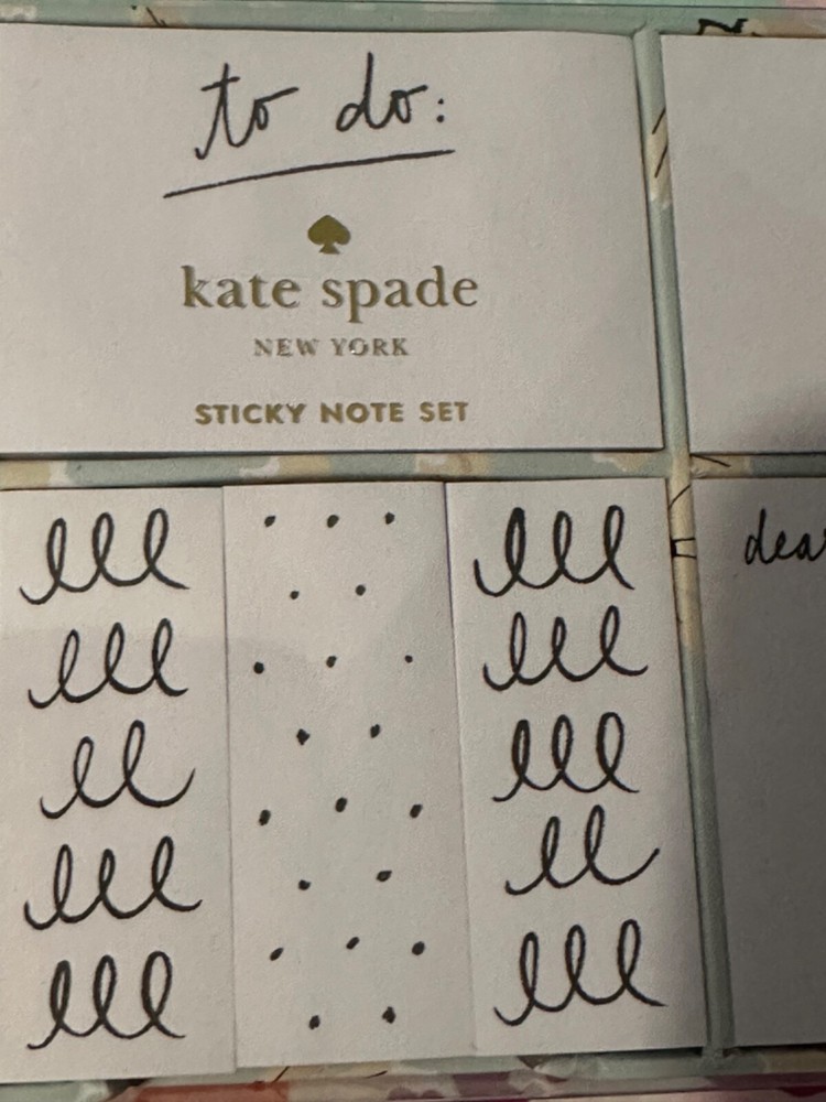 Kate Spade New York “ ON POINT STICKY NOTE SET “