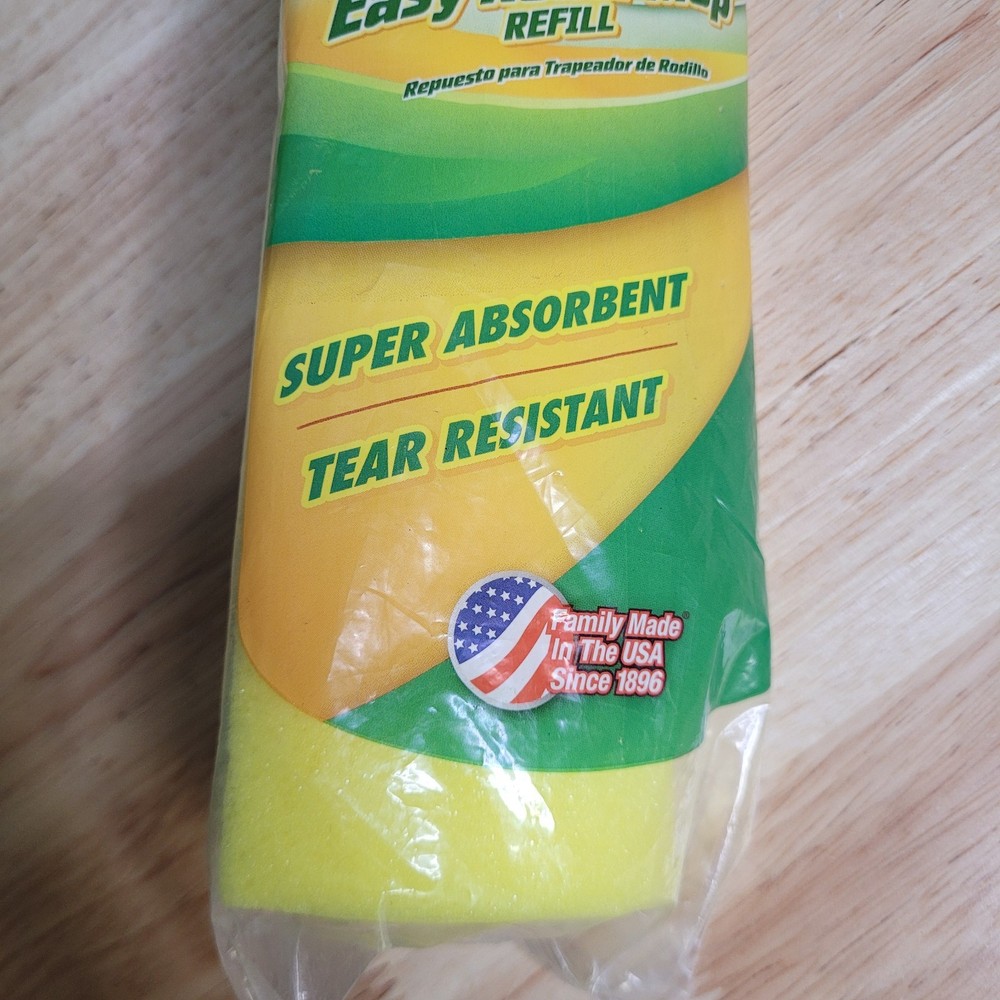 Libman Easy Roller Mop Refill Head Super Absorbent Tear Resistant #02017