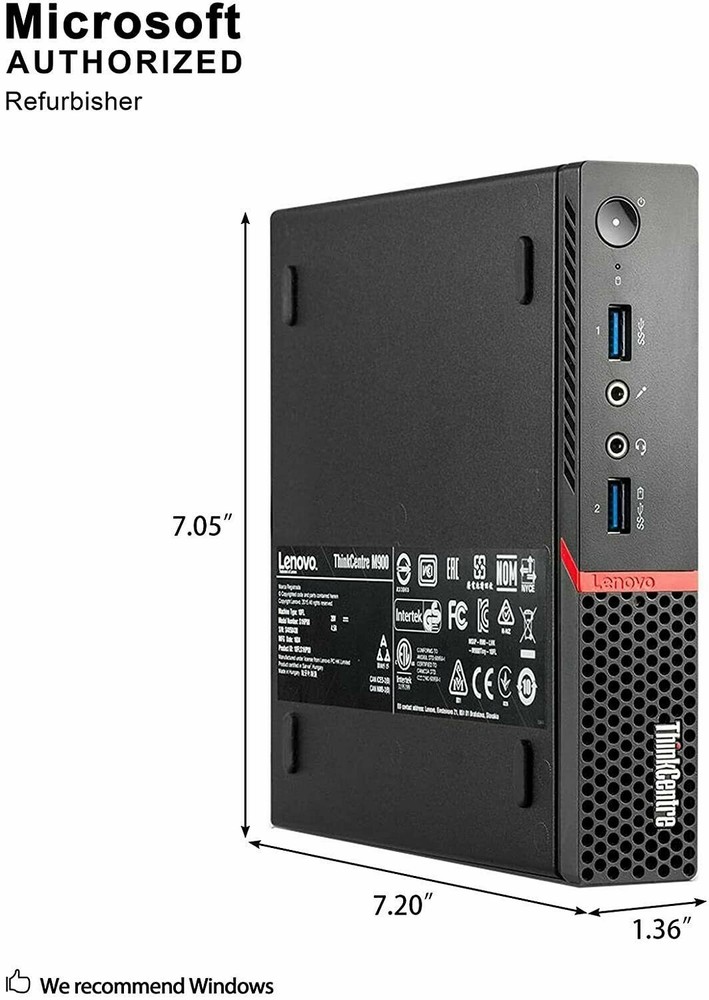 Lenovo ThinkCentre M600 Tiny Mini PC Desktop Computer Intel Pentium Win10 Pro