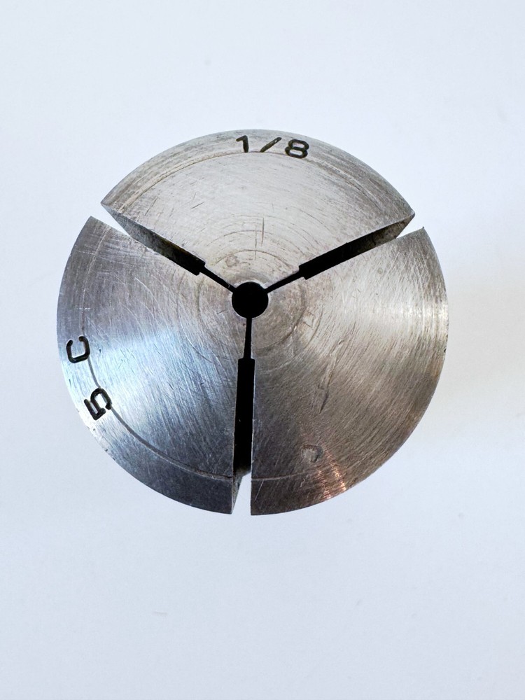 1/8" 5C Round Collet Internal & External Threads .125"
