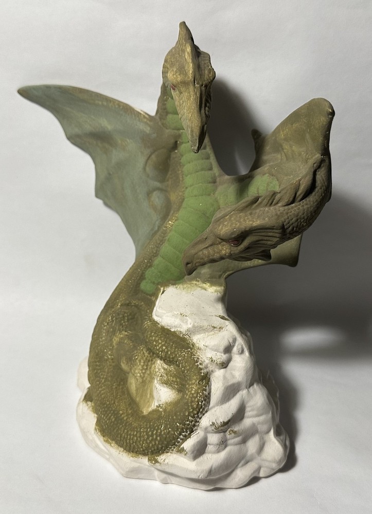 TWO HEADED DRAGON CERAMIC BISQUE DOC HOLLIDAY MOLD 1999