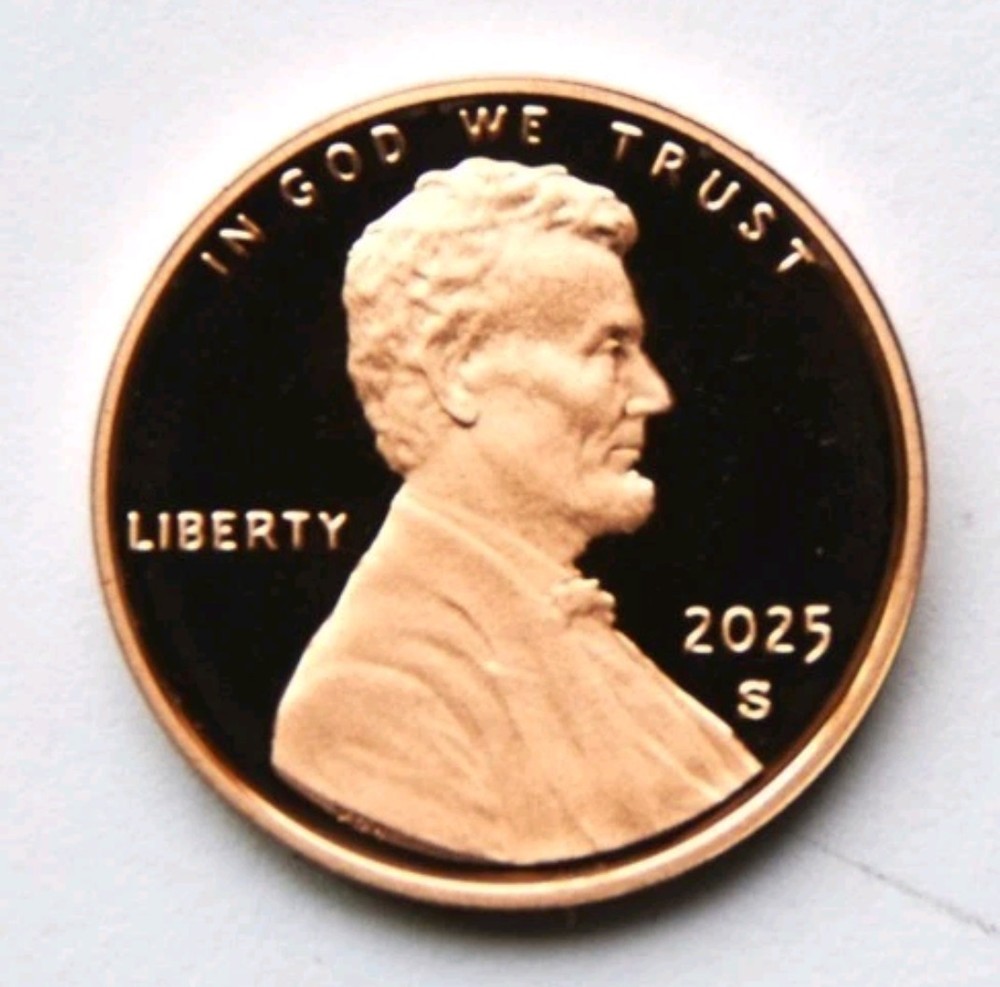 2025 S Lincoln Shield 1 One Cent (From US Mint Silver Proof Set)