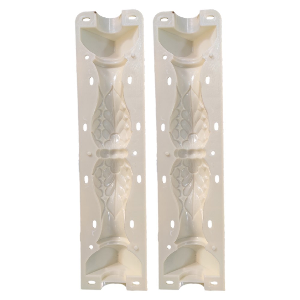 2Pcs Moulds Balustrades Mold for Concrete Plaster Cement Plastic Casting