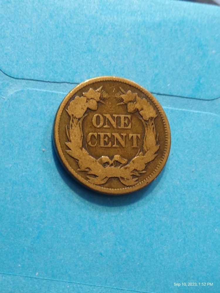 1857 1C Flying Eagle Cent