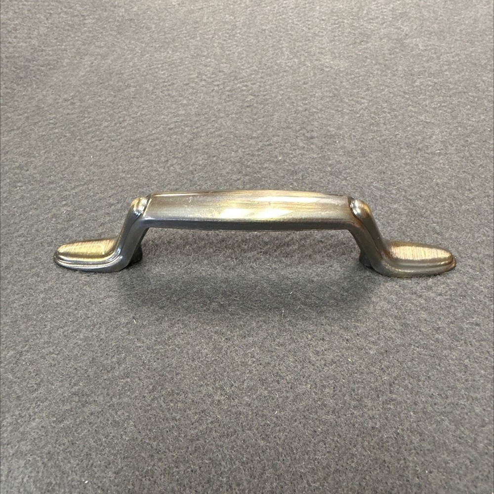 3" Decorative Spoon Foot Pull Antique Brass