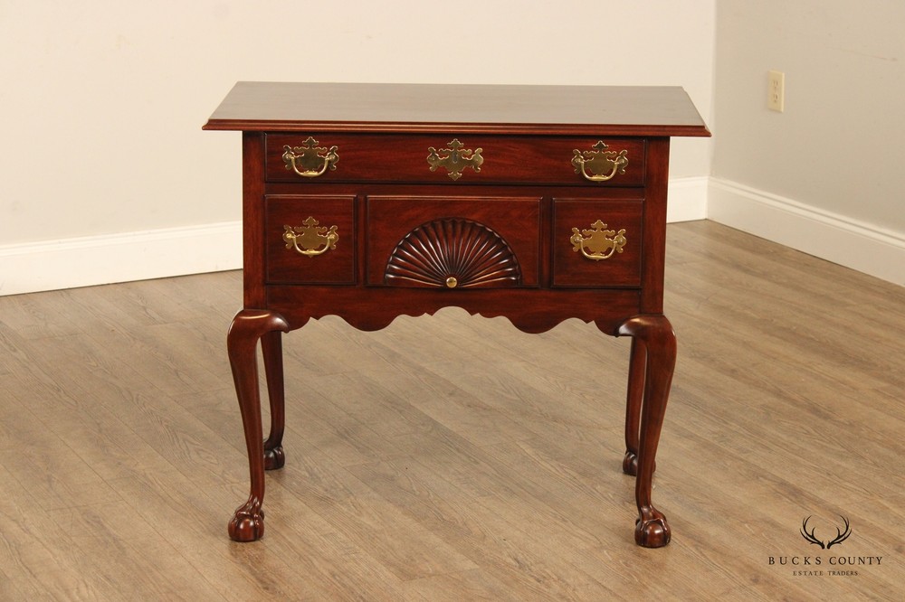 Henkel Harris SPNEA Chippendale Style Mahogany Lowboy