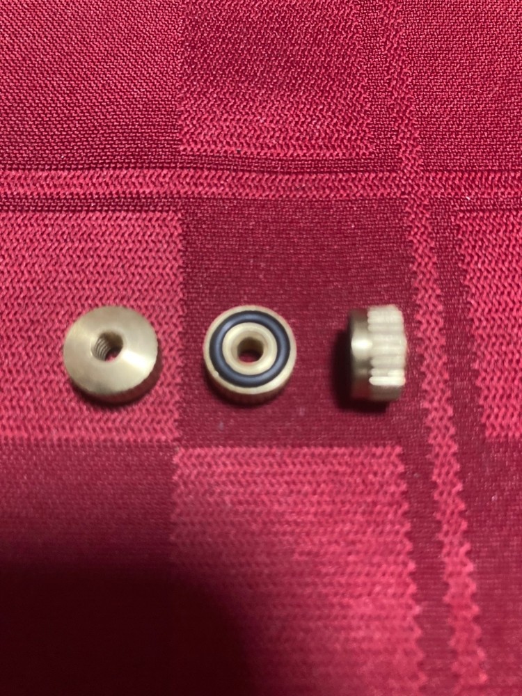 KUN BRAVO SHOULDER REST BRASS NUT