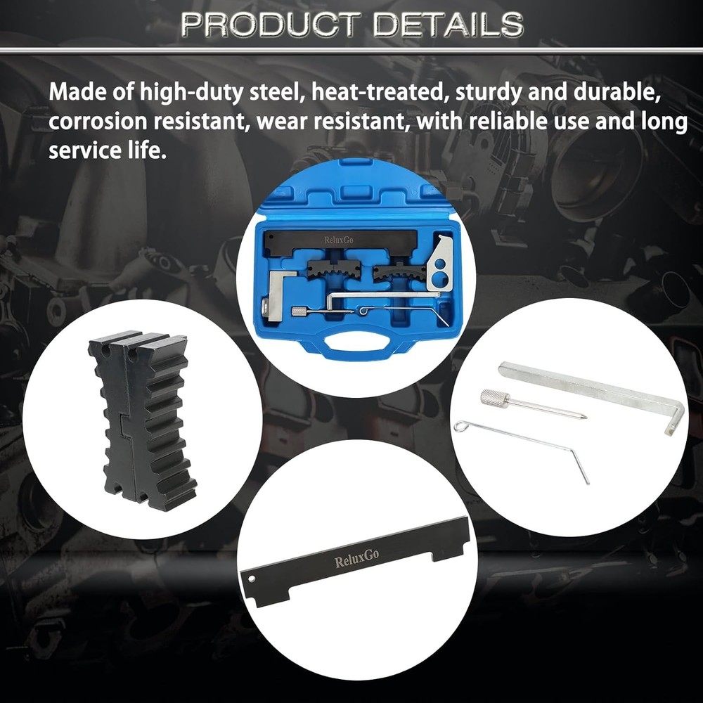 Engine Camshaft Tensioning Locking Alignment Timing Belt Tool Kit for Chevy...