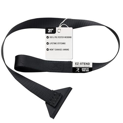 RV Camper Window Awning Pull Strap. Replacement Strap Made with UV 31"