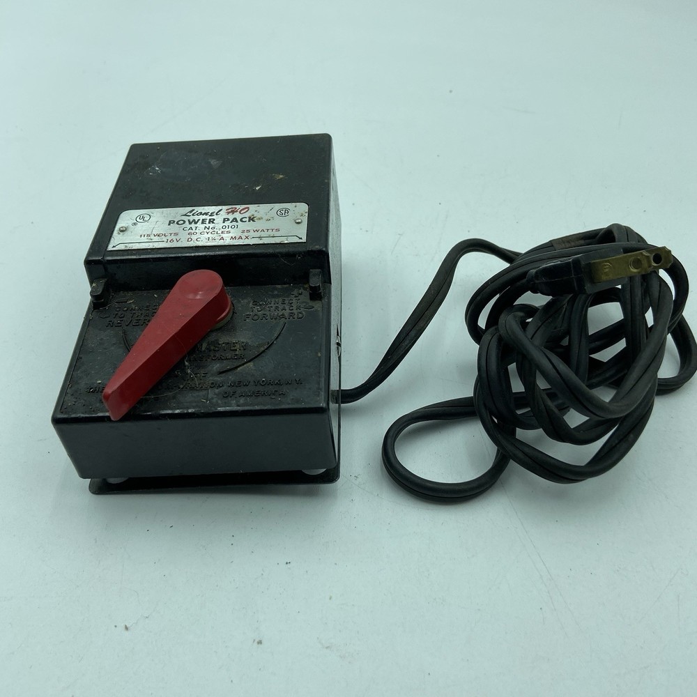 Lionel HO Power Pack No 0101 Transformer - Untested