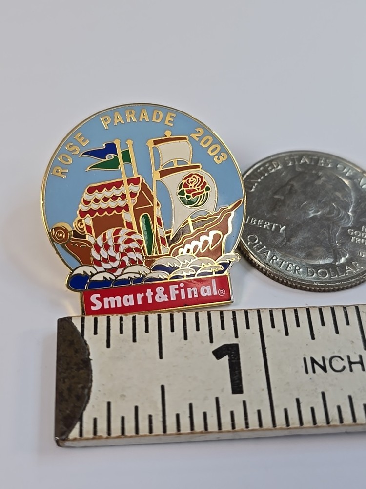 Rose Parade 2003 Smart & Final Sponser Lapel Pin