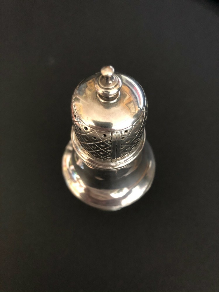Solid Silver Pepperette Made By S. Blanckensee Hallmarked 