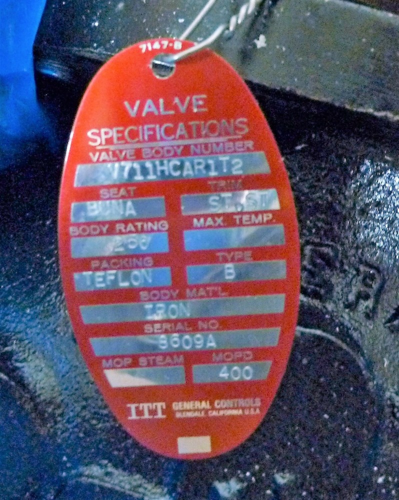 ITT General Controls Valve V711HCAR1T2