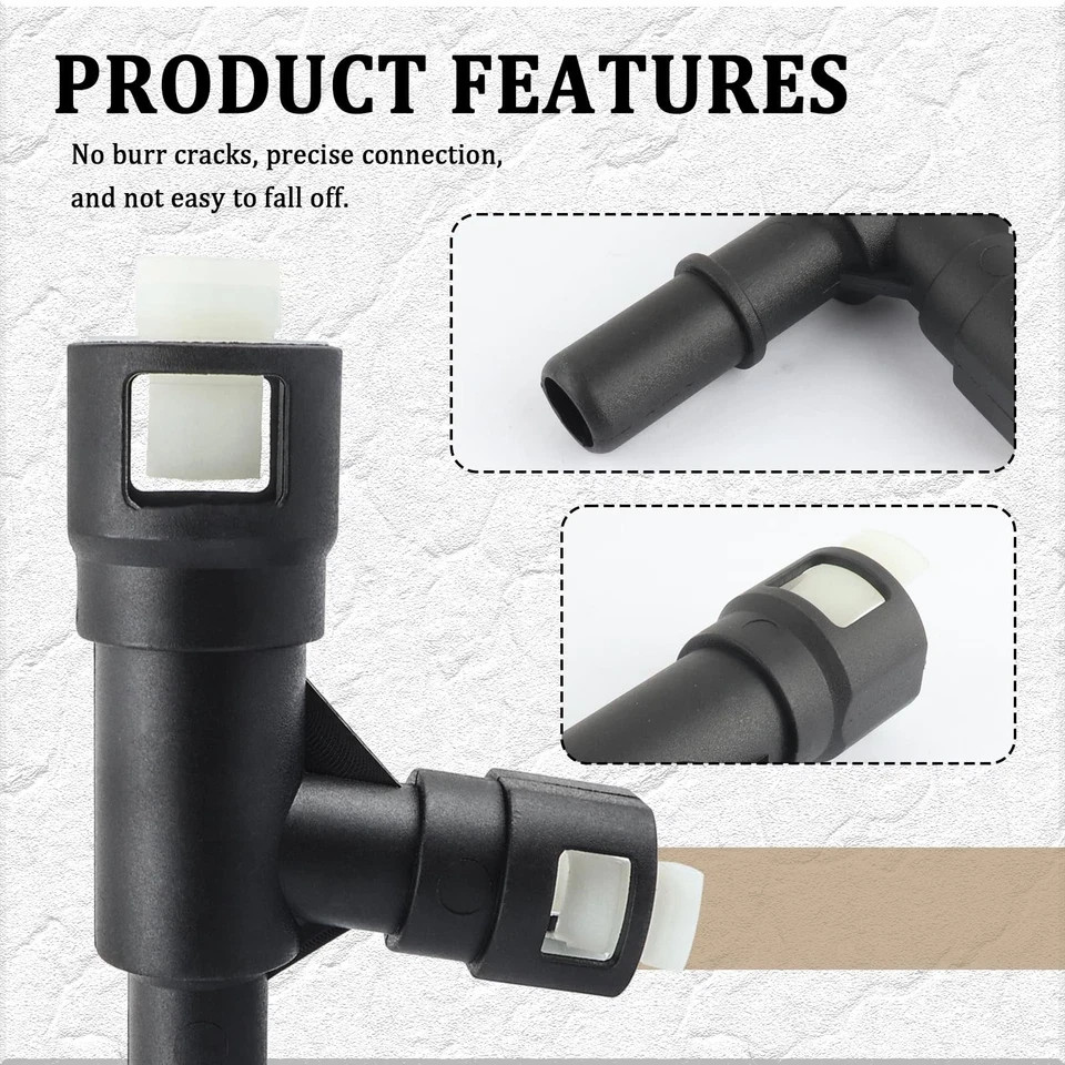 2PCS Car Heater Hose Connector Replacement OEM#15055343 15055342,TCoolant Hos...