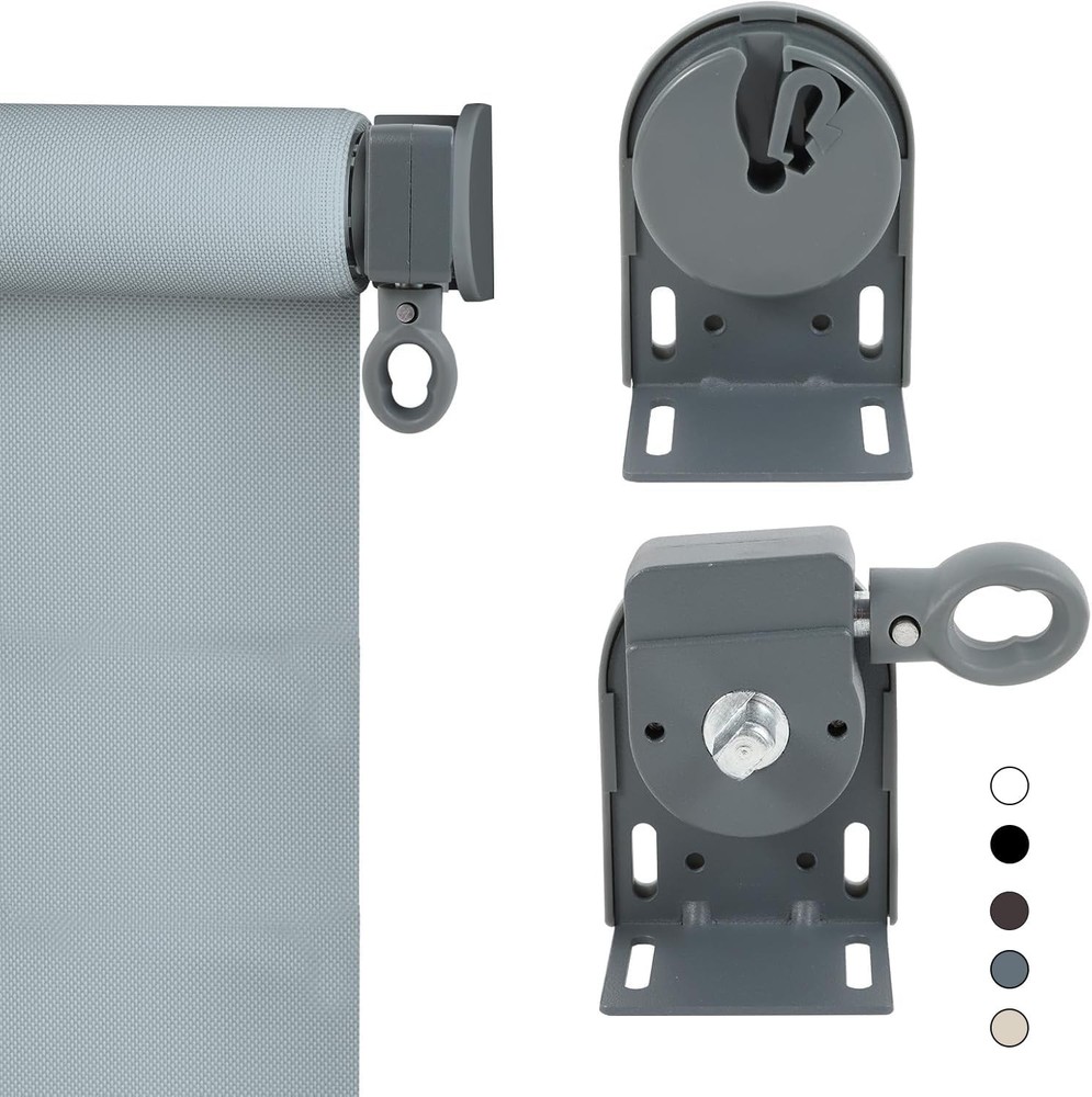 Roller Blind Accessory Set Universal Replacement Mounting Brackets of Exterior